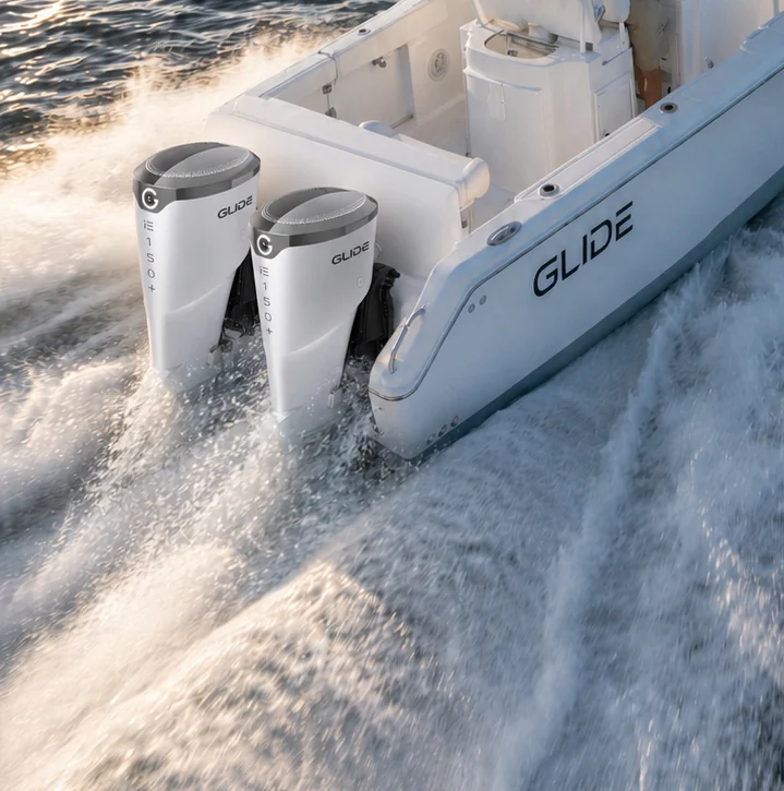 Boat in open water from the supplied GLIDE website images.