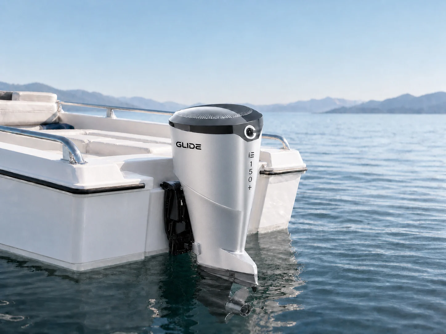 Editorial image for glide launches an integrated low-light hd camera for electric outboards.