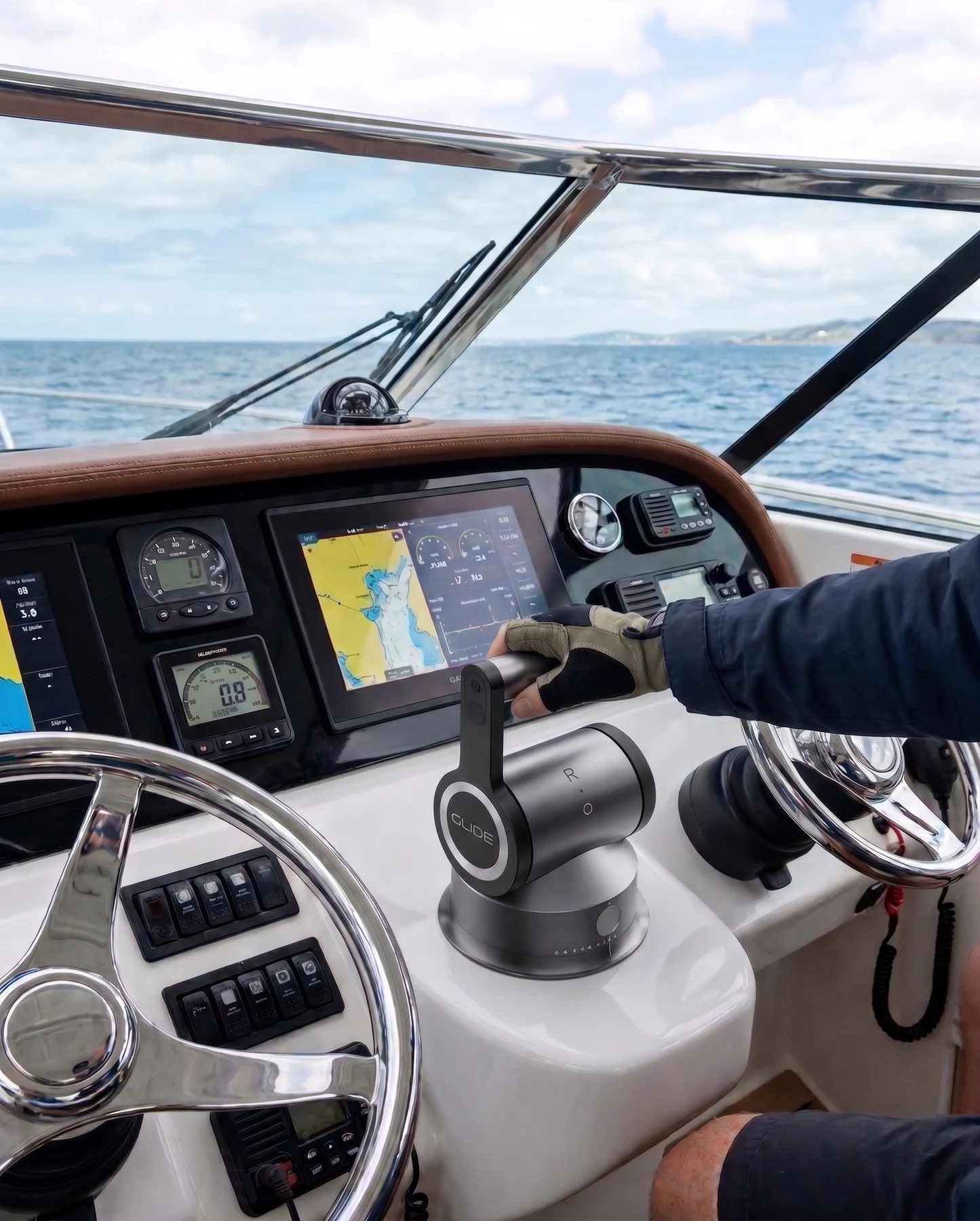 Helm and system consultation photo from the supplied GLIDE images.